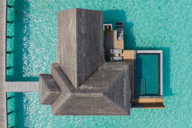 Vakkaru Maldives Over Water Pool Villa with a private infinity pool