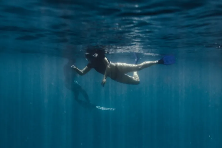 Night snorkelling at Vakkaru Maldives reef with guided marine life experience