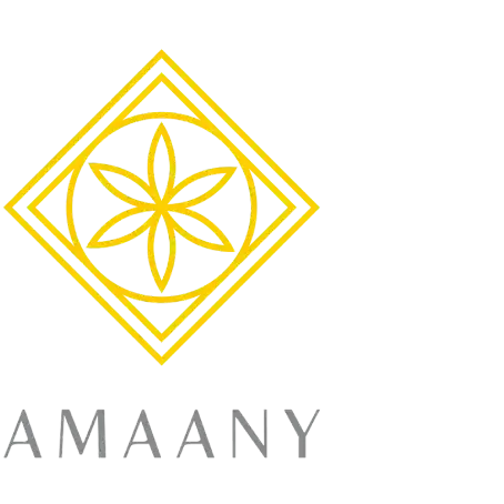 Amaany lagoon-side restaurant logo at Vakkaru Maldives.