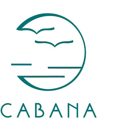 Cabana beachfront bistro and bar logo at Vakkaru Maldives.