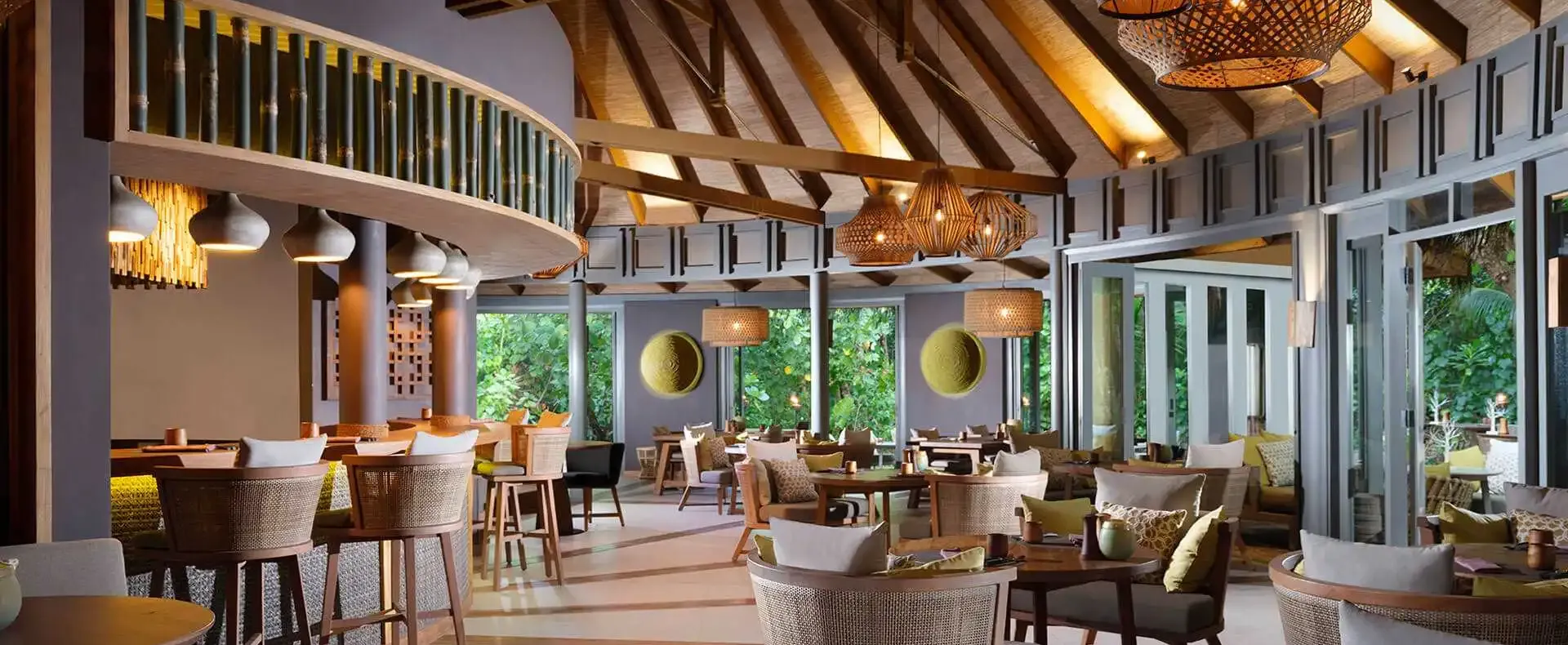 Onu Asian restaurant at Vakkaru Maldives serving refined Asian cuisine