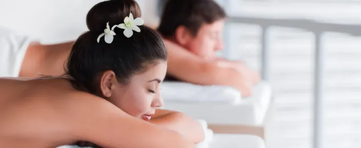 Couple's spa treatment at Merana Spa, Vakkaru Maldives for relaxation and wellbeing