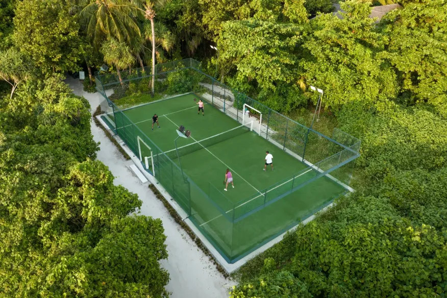 Sports fields at Vakkaru Maldives for outdoor games and sports.