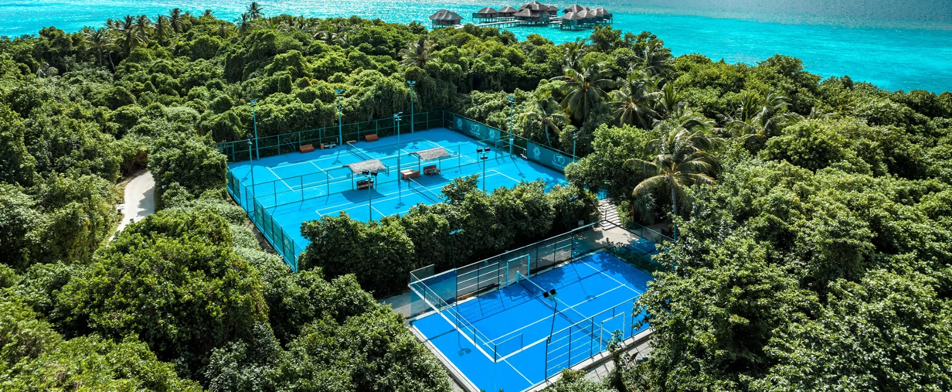 Padel sport at Vakkaru Maldives, fast-paced social racket game.